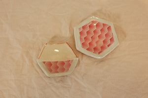 Red Ceramic Hexagons