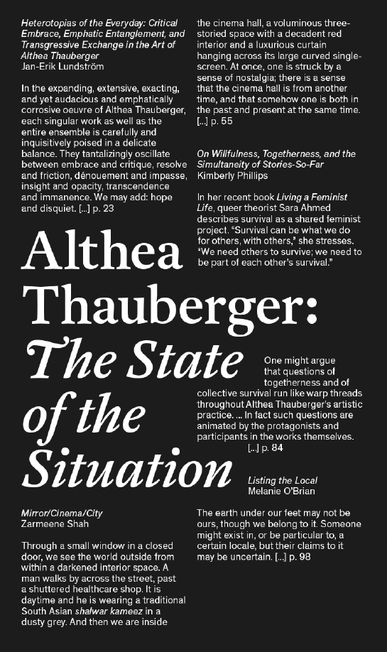 Althea Thauberger - The State of the Situation